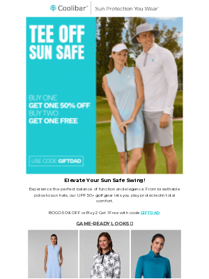 Coolibar - New Golf Gear 🏌️ Big BOGO Savings