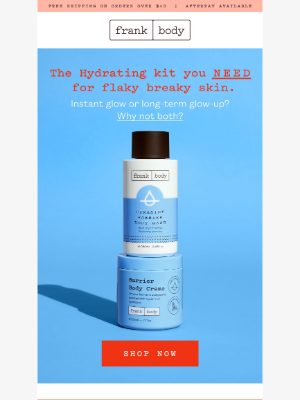 frank body - It's heating up. And your skin is getting juicier.