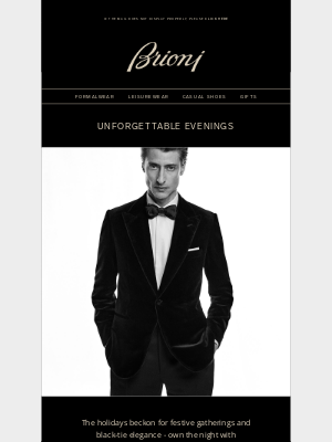 Brioni - Unforgettable evenings