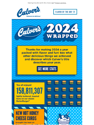 Culver's - Open to See This Year in Review