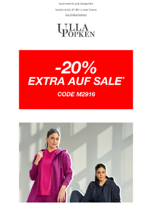 Ulla Popken (Germany) - FLASH SALE 🚨 20% extra auf Sale!