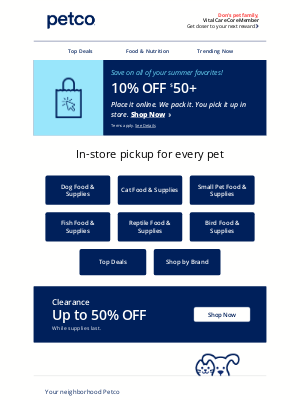 Petco - Don't miss out: 10% OFF