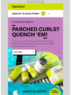 DevaCurl - ☀️ NEW! Summer Curl Kit