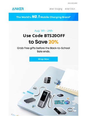 Anker - 📚 Back-to-School Savings End Soon