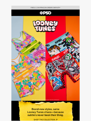PSD Underwear - Just Dropped: Looney Tunes