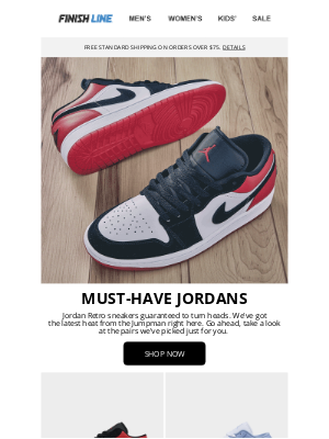 Finish Line - Make your move on these must-have Jordans