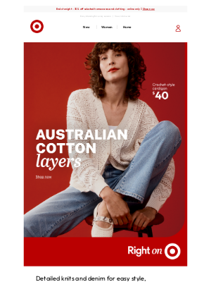 Target (Australia) - Australian cotton layers