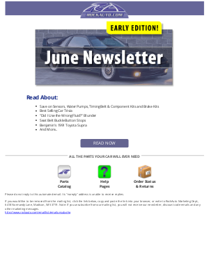 RockAuto - RockAuto June Newsletter | Early Edition