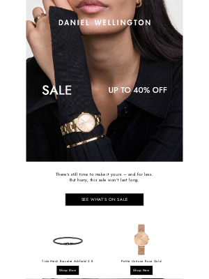 Daniel Wellington - Best Deal of the Season 🙌 40% OFF