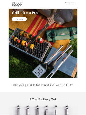 Joseph Joseph - NEW: GrillOut™ Grill range 🔥