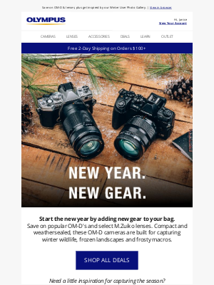 Olympus - Winter Deals & User Gallery: Start the New Year with New Gear