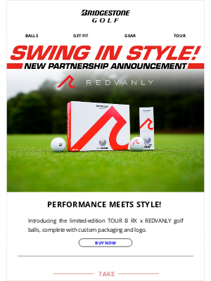 Bridgestone Golf - Gear Up With A New Look!