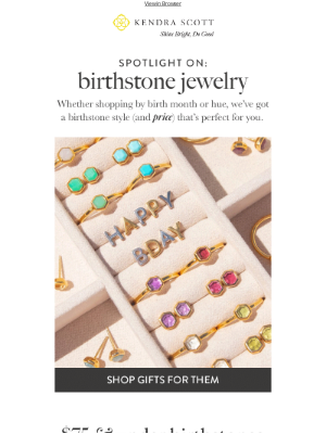 Kendra Scott - BIRTHSTONES ✨ UNDER ✨ $75