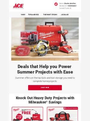 Ace Hardware - Hurry, These Power Deals End Soon!