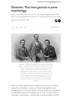 Big Think - Einstein: The lone genius is pure mythology