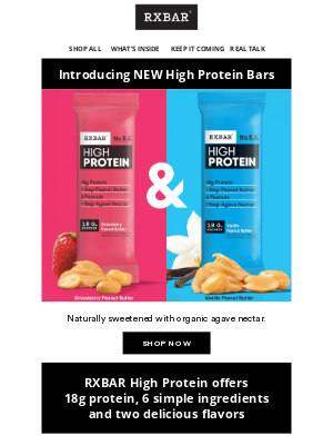 RXBAR - You’ll go nuts over the new RXBAR protein bar flavors