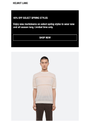 HELMUT LANG - New in: Summer Knits