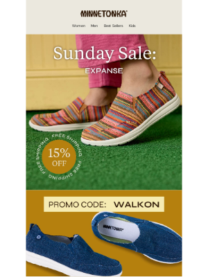 Minnetonka Moccasin - 👟 Sunday Sale: Expanse Sneakers