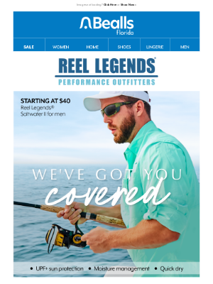 Bealls Florida - Reel Legends ☀️ We’ve got you covered!