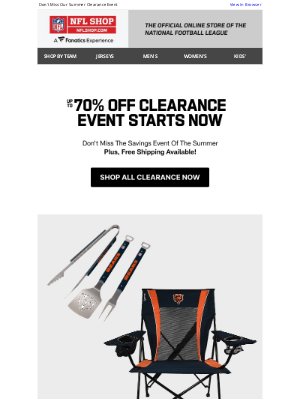 NFLshop - Up to 70% Off Starts NOW!