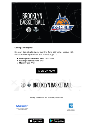 Brooklyn Nets - Brooklyn Basketball 🤝 Zone 6