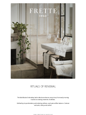 Frette - A Refreshing Ritual