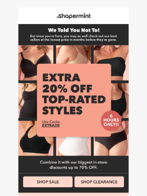 Shapermint - Do NOT Open This Email