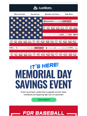JustBats - Don’t Strike Out On These Deals