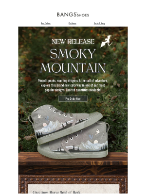 BANGS Shoes - Greetings, Brave Soul of Berk...