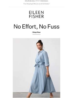 EILEEN FISHER - A Different Kind of Jean Skirt