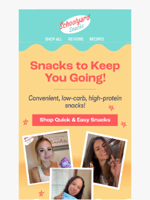 School ard Snacks - Quick & Easy Snacks for Your Busy Day