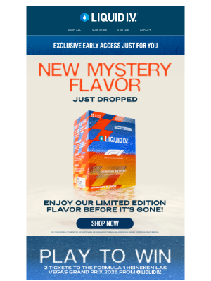 Liquid I.V. - VIP ACCESS: New mystery flavor just dropped