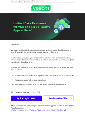 Veeam Software - Unified Data Resilience for VMs and Cloud-Native Apps is Here!