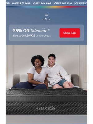 Helix Sleep - Your new mattress is 25% off