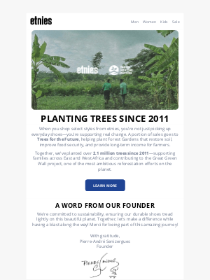 Etnies - How your shoes can make an impact