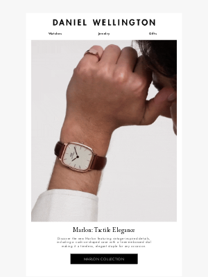 Daniel Wellington - Tactile Elegance - Marlon Collection