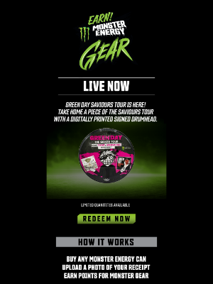 Monster Energy - Gear Drop | Green Day