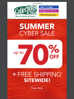 Collections Etc. - Your VIP Key to the Summer Cyber Sale!