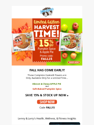 Lenny & Larry’s - Last Chance - Only 48 Hours Left