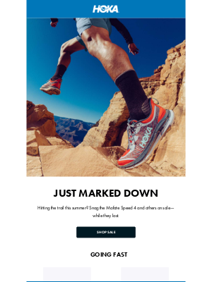 HOKA ONE ONE - New markdowns are here
