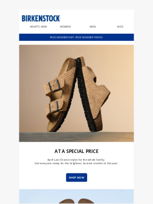 Birkenstock - One more shot at April Last Chance