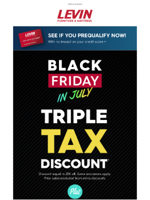 Levin Furniture - Black Friday in July Starts NOW💥💸 – Don’t Miss These Deals!