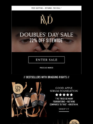 Kat Von D Beauty - Final hours // 22% OFF SITEWIDE