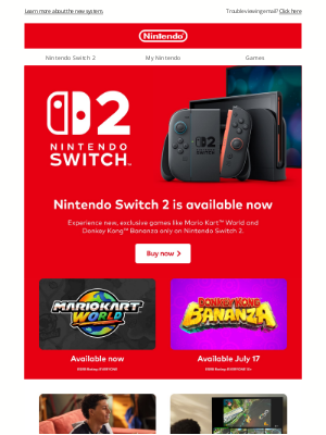 Nintendo - Power up with Nintendo Switch 2, available now!
