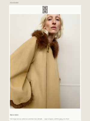By Malene Birger (Norway) - A cape coat you’ll love wearing this winter
