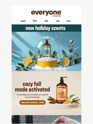 eoproducts.com - Just dropped: NEW seasonal hand soaps