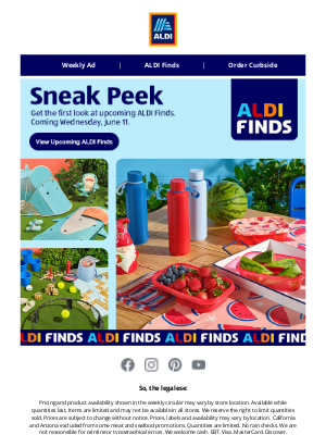 ALDI - Sneak Peek: Upcoming ALDI Finds 😉