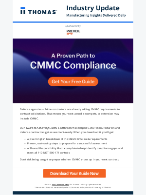 Thomas - CMMC Could Be In Your Next Contract