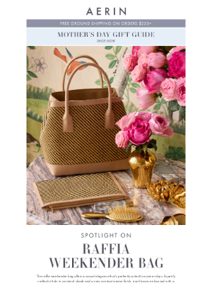 AERIN LLC - Spotlight On: Raffia Weekender