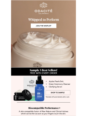 Odacité - Your body asked, we answered 😉